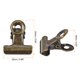 thumbnail image 2 of Uxcell Metal Hinge Clip Clamp 22mm Small Binder Clips Bronze, 40 Pack, 2 of 5