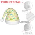 thumbnail image 4 of Bingfone Armadillo Floral for Kids Christmas Hat Santa Hat for Boys Girls Teenager for Christmas New Year Xmas Festive Holiday Party Supplies Gifts, 4 of 6