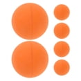 thumbnail image 1 of CTIRCHIU 6Pcs Orange Squash Training Balls High Elasticity Rubber Practice Balls for Reaction and Racketball, 1 of 8