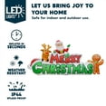 thumbnail image 4 of Joyfy 9.5 FT Christmas Inflatables Merry Christmas Sign with Santa Outdoor Decorations,Christmas Blow Ups Yard with Built-in LEDs for Holiday Party Garden Lawn Decor, 4 of 9