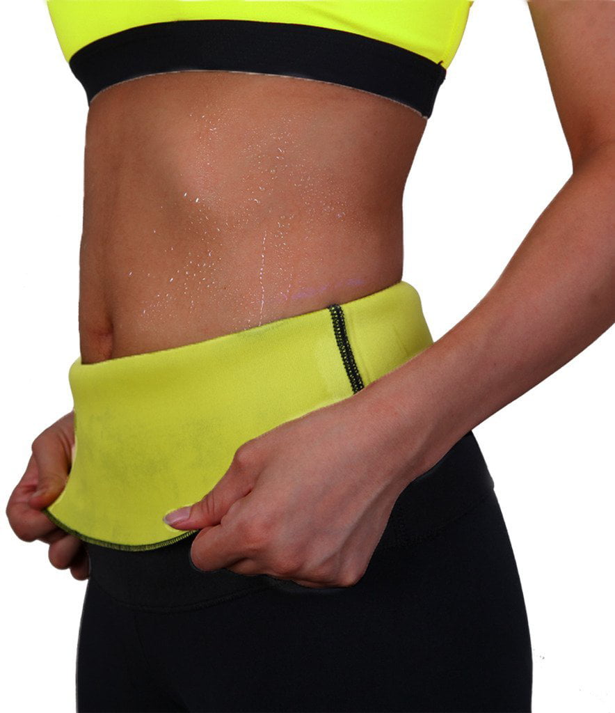 Slimerence Waist Trimmer Adjustable Slight and Thin Slimming Sweat Belt Back Support Belt Brace Accelerates Weight Loss Sauna Waist Trainer Caloric Burner Belt