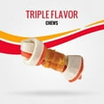 thumbnail image 4 of Good ’n’ Fun Triple Flavor Chew, 8 Inch Bone, Rawhide for All Dogs, 1 Count, 4 of 6