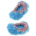 thumbnail image 3 of Niceauty 1Pair Supple Blue Mop Socks Reusable and Washable Floor Cleaning Covers, 3 of 8