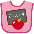 thumbnail image 3 of Inktastic Chalkboard and Apple School Boys or Girls Baby Bib, 3 of 4
