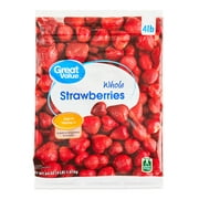 Great Value Whole Strawberries, 64 oz (Frozen)