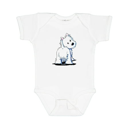 

Inktastic Fluffy Butt Westie Gift Baby Boy or Baby Girl Bodysuit
