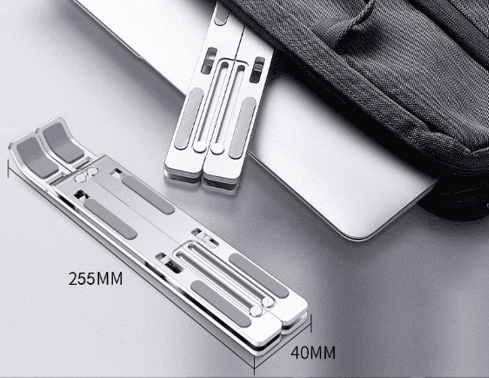 RIWPKFH Metal Portable Foldable Laptop Stand Adjustable Notebook Holder Aluminum Support For Macbook Pro Air Computer Tablet Base Desk