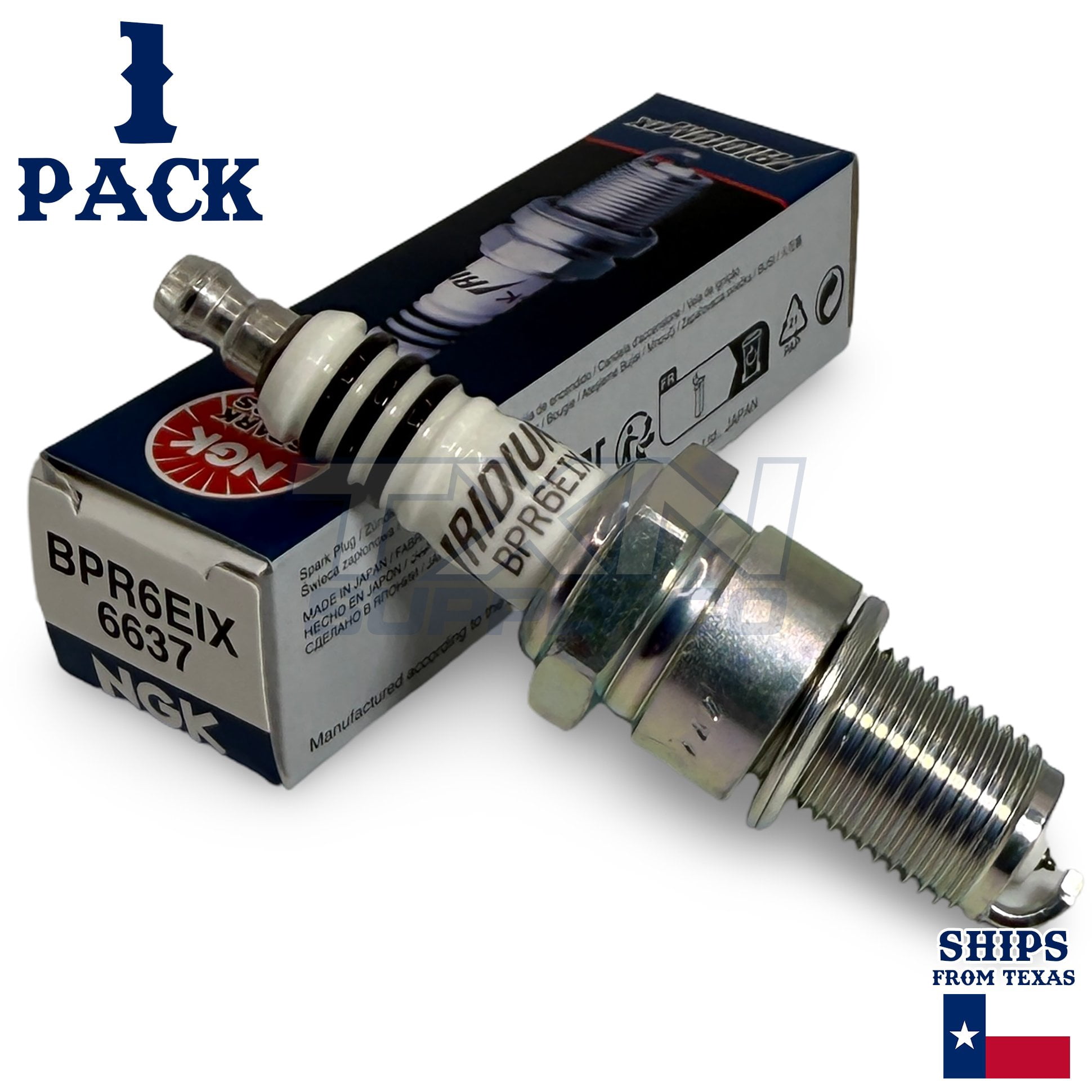 NGK 6747 Iridium IX Spark Plug - BR8EIX SOLID, 4 Pack - Walmart.com