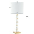 thumbnail image 5 of JONATHAN Y Claire 28.5" Crystal LED Table Lamp, Clear/Brass (Set of 2), JYL5001A-SET2, 5 of 7