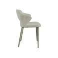thumbnail image 6 of Casabianca Home Marilyn Set of 2 Velvet Fabric Dining Chairs - Gray, 6 of 6