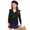 Black, variant on Girls Black Cardigan Sweaters Ruffle School Uniform Sweater V Neck Button Down Coat for Girls 4-13 Years