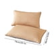 thumbnail image 4 of Funda de almohada Silk Cool Touch pack de 2 – Poliéster transpirable, verde menta/caqui/azul, 48×74cm, suave, absorbente de humedad, lavable a máquina, duradera, cama doble, 4 of 7
