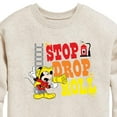 thumbnail image 3 of Disney - Firefighter Mickey - Stop, Drop, & Roll - Toddler & Youth Crewneck Fleece Sweatshirt, 3 of 5
