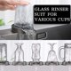 thumbnail image 3 of Enjuagador de vidrio para fregaderos de cocina, Lavador de taza de acero inoxidable, Enjuagador de taza de fregadero de cocina, Accesorios de fregadero de cocina, Limpiador de taza, Lavador de vi, 3 of 5