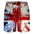 thumbnail image 2 of Aayomet Maillots de Bain pour Hommes Grands et Forts avec Boucle et Col (Blanc, G), 2 of 3