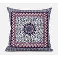 thumbnail image 5 of Holy Tie Die Flower Suede Zippered Pillow with Insert in Gray Orange 16 x 16, 5 of 7