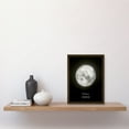 thumbnail image 2 of Phases of the Moon Astronomy Full Moon Lunar Space Poster Artwork Framed Wall Art Print A4, 2 of 4
