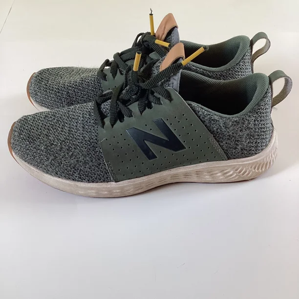 New Balance Mens Fresh Foam Sport V1 Gray Running Shoes Sneakers Size 4 Comfort