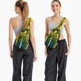 thumbnail image 2 of Zebra Pattern Sling Backpack with Abstract Zebra Stripes Print, Rainbow and Multicolor Zebra Design Crossbody Daypack, Colorful Zebra Aesthetic Lightweight Strap, 2 of 2