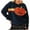 Dark Blue, variant on Enjoytime Sweatshirts for Women Halloween Printed Long Sleeve Casual Pullover Tops Casual Loose Cute Sweatshirt Black S