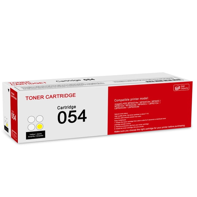 Cartucho de Tóner pgisoxt 054 Amarillo para Impresoras Canon