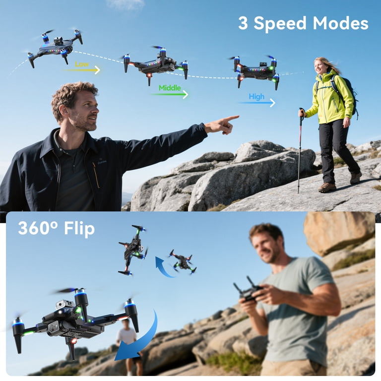 JoyStone RC Drone with 4K Camera and Colorful LED Lights photo 8