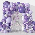 thumbnail image 4 of Butterfly Party Birthday Balloon Chain Set Meal One-year-old Mother's Valentine's Day Wedding Scene Decoration Arrangement, 4 of 5