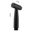 thumbnail image 3 of JOGZMZ Hand Held Bidet Attachment for Toilet – 5 Ft. Hose Handheld Bidet Sprayer for Toilet – Toilet Bidet Sprayer for Intimates Care– Bathroom Accessories Black 4.92x2.4in, 3 of 8