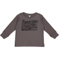 thumbnail image 3 of Inktastic Oregon Word Salad State Outline Boys or Girls Long Sleeve Toddler T-Shirt, 3 of 5