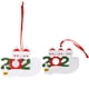thumbnail image 5 of Adorno colgante de árbol de Navidad, 2 uds., nombre personalizado de los miembros de la familia, decoración navideña, regalo artesanal, 2 personas + 3 personas, 5 of 13