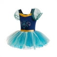 thumbnail image 4 of ATAIKU 3-9Y Kids Girls Princess Ballet Dress Short Sleeve Leotards Skirted Tutu Dancewear Halloween Christmas Party Dress, 4 of 11