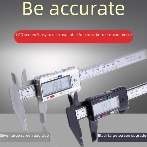 Mini Electronic Digital Vernier Caliper, 0-150mm Measurement Range, Full Plastic Durable Construction, Clear LCD Display for DIY Crafts, Jewelry & Wenwan Projects, Multiple Packaging Options,