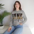 thumbnail image 5 of Lineman's Wife Line Wife Retro Lineman Wife Women's Leopard Sweatshirt, 5 of 5