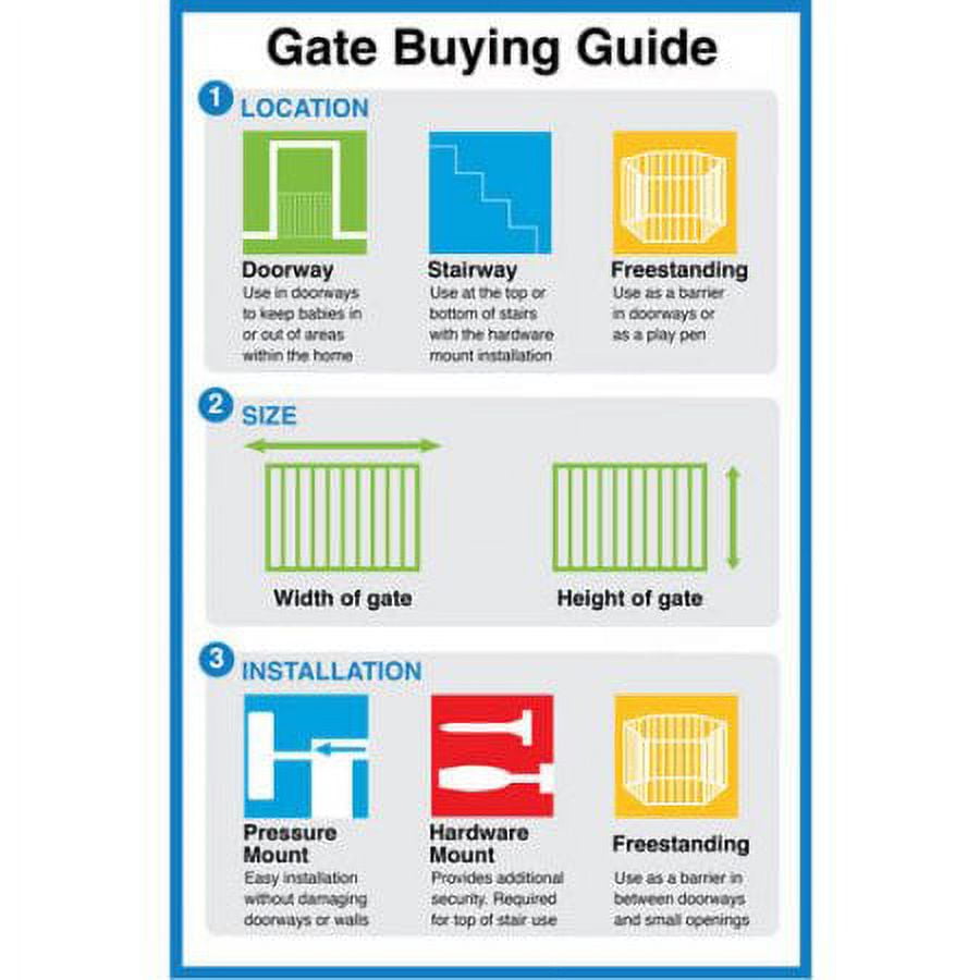 Evenflo Secure Step Top of Stairs Metal Gate, 29"-42"
