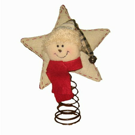 The Holiday Aisle Fabric Snowman Tree Topper