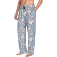 thumbnail image 2 of Daiia Lily Flower Men's Sleep Pant with Pockets and Drawstring,Pajama Pants-XX-Large, 2 of 9