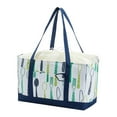 thumbnail image 1 of Bolsa de transporte, bolsa térmica, práctica, con asa, aislante, reutilizable, para comestibles. Verde, 1 of 9