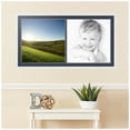 thumbnail image 2 of ArtToFrames Collage Photo Picture Frame with 2 - 20x20 Openings, Framed in White with Blue Jay and Black Mats (CDM-3966-40), 2 of 8