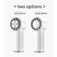 thumbnail image 1 of Portable Handheld Fan Mini Air Conditioner Fan,Ice Cooling Mode with Speed Wind,2000mAh USB Rechargeable White,B, 1 of 5