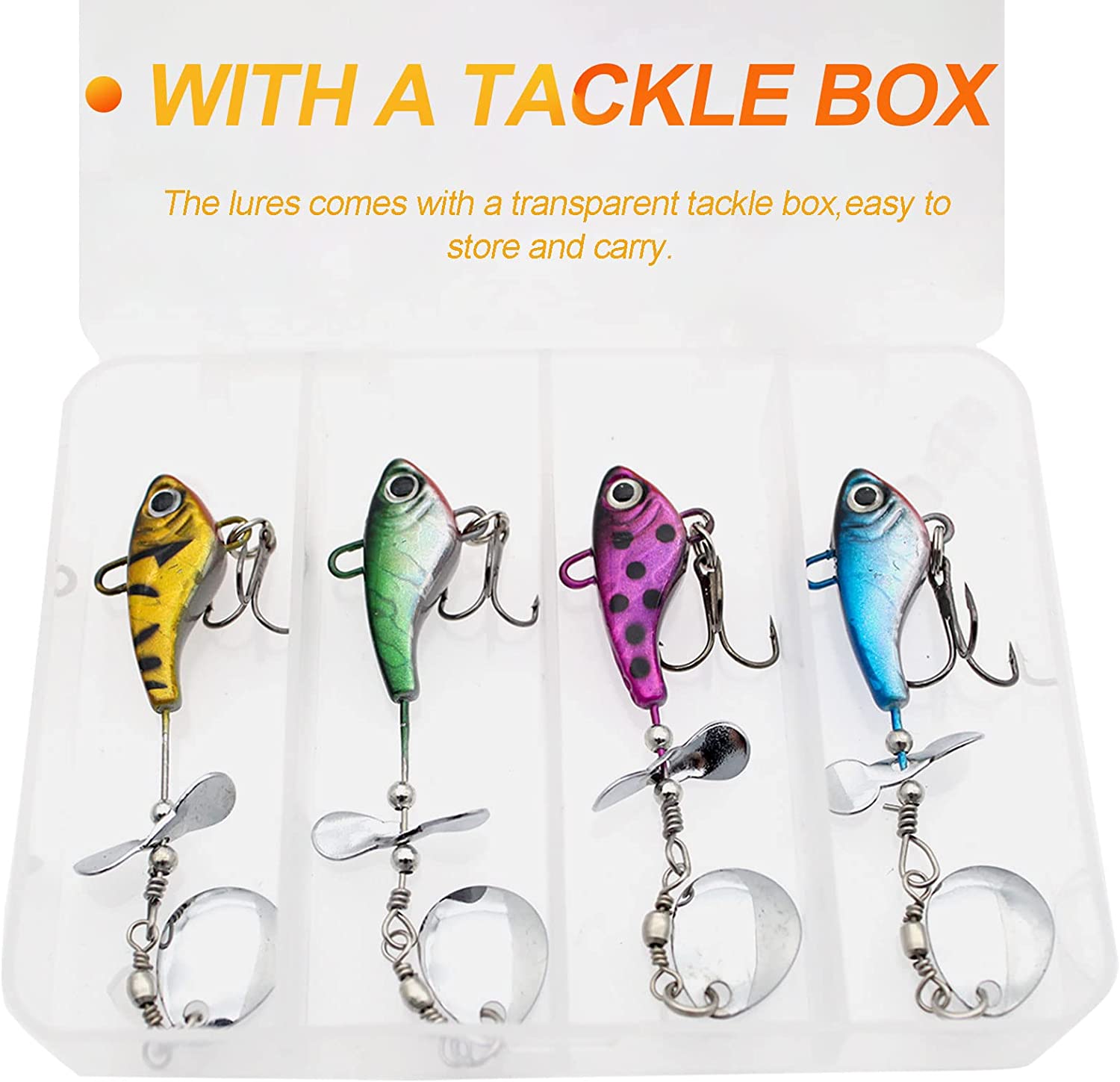 Fishing Jigs Metal Fishing Spoons Lures, Blade Bait Spinner Long