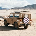 thumbnail image 5 of Haiem Spare Tire Cover , Wheel Cover with Cute Number 8 printed, Camper Spare Tire Cover Fit for Jeep Wrangler Rv SUV Truck Travel Trailer-14 inch, 5 of 8