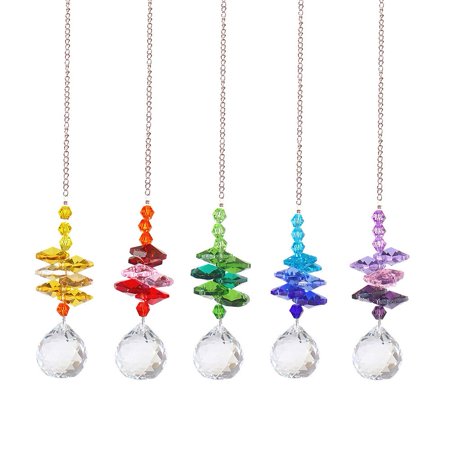 Light Catcher Rainbow Maker Crystal Wind Chime Garden Decoration Crystal Pendant