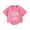 Pink, variant on Bagilaanoe Newborn Baby Girl Boy Summer Rompers Letter Print Short Sleeve Bodysuits 3M 6M 12M 18M 24M Infant Casual One Piece Short Jumpsuit