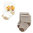 thumbnail image 4 of Hudson Baby Unisex Baby Holiday Newborn Terry Socks, Halloween Christmas, 0-6 Months, 4 of 5