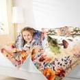 thumbnail image 5 of Homewish Kawaii Frog Animal Queen Comforter Set for Teens, Rustic Groovy Floral Bedding Sets, Jungle Mushroom Reversible Bedding Comforter Set, Luxury Bedroom Decor, 3-Piece, 5 of 9