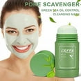 Green Tea Mask Clay Stick For Face Poreless Deep Cleanse Mask Stick