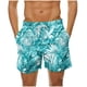 thumbnail image 1 of Pantalones Cortos Casuales de Impresión Hawaiana de los Hombres, Poliéster de Secado Rápido con Forro de Malla para la Playa Y la Piscina, 1 of 9