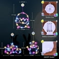 thumbnail image 5 of LOLStar Easter Window Lights, 3 Pack Easter Gnomes Decorations, Multicolor Hanging LED Lights with Suction Cups, Battery Operated Indoor Home Decor with Timer Function and Slow Fade, 5 of 10