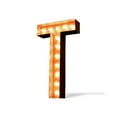 thumbnail image 1 of Iconics Indoor & Outdoor Letter T Icon Marquee Light Sign, 1 of 1