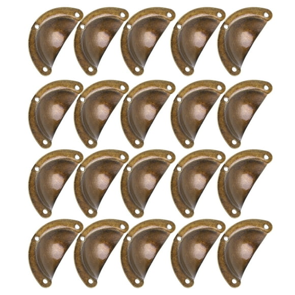 Tiradores para gabinetes, 20 piezas, manijas en forma de albóndigas, mini manijas para muebles, manijas de rendimiento sólido